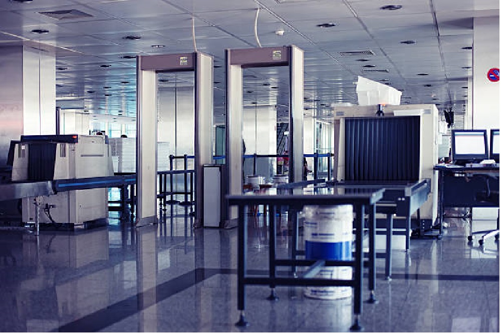 Metal and bag detector gates